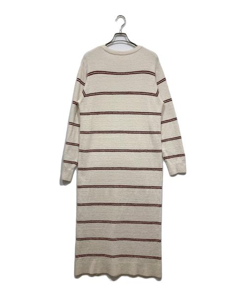 gelato pique（ジェラートピケ）gelato pique (ジェラートピケ) ホットスムーズィーボーダーワンピース ホワイト サイズ:Fの古着・服飾アイテム