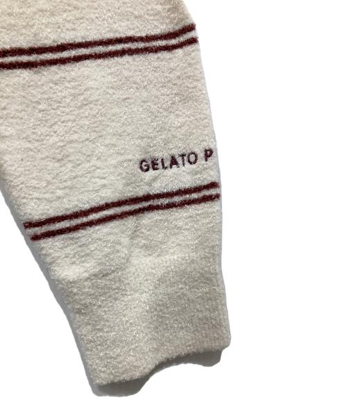 gelato pique（ジェラートピケ）gelato pique (ジェラートピケ) ホットスムーズィーボーダーワンピース ホワイト サイズ:Fの古着・服飾アイテム