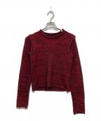 Y'sワイズ）の古着「ニット」｜レッド