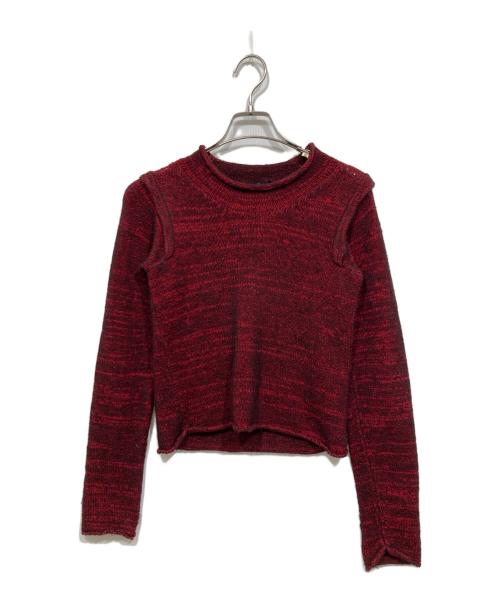 Y's（ワイズ）Y's (ワイズ) ニット レッド サイズ:表記なしの古着・服飾アイテム