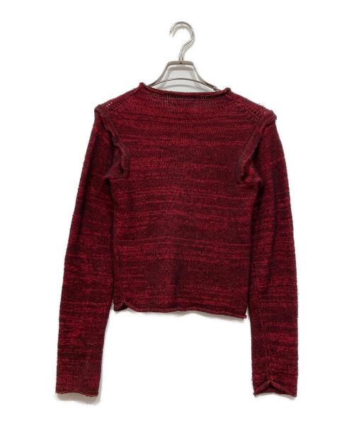 Y's（ワイズ）Y's (ワイズ) ニット レッド サイズ:表記なしの古着・服飾アイテム