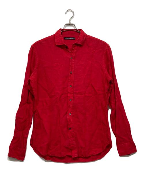 RALPH LAUREN（ラルフローレン）RALPH LAUREN (ラルフローレン) リネンシャツ レッド サイズ:Ｌの古着・服飾アイテム