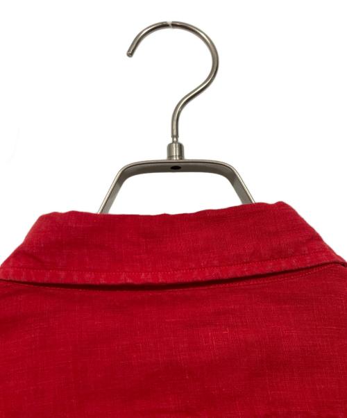 RALPH LAUREN（ラルフローレン）RALPH LAUREN (ラルフローレン) リネンシャツ レッド サイズ:Ｌの古着・服飾アイテム