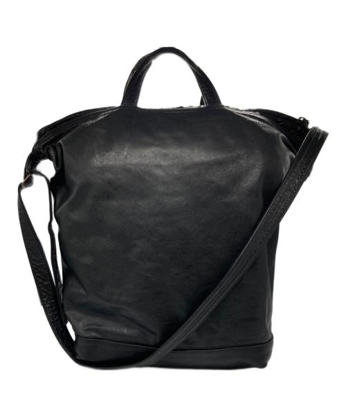 PORTER（ポーター）PORTER (ポーター) 2WAYレザーバッグ / フランク ブラックの古着・服飾アイテム