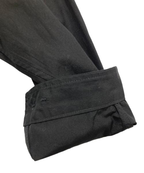 Yohji Yamamoto pour homme（ヨウジヤマモト プールオム）Yohji Yamamoto pour homme (ヨウジヤマモト プールオム) ストライプスタッフシャツ ブラック サイズ:3の古着・服飾アイテム