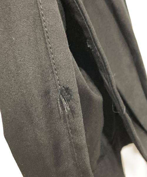 Yohji Yamamoto pour homme（ヨウジヤマモト プールオム）Yohji Yamamoto pour homme (ヨウジヤマモト プールオム) ストライプスタッフシャツ ブラック サイズ:3の古着・服飾アイテム