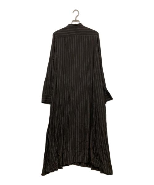 Graphpaper（グラフペーパー）Graphpaper (グラフペーパー) ストライプシャツワンピース ブラウン サイズ:00の古着・服飾アイテム
