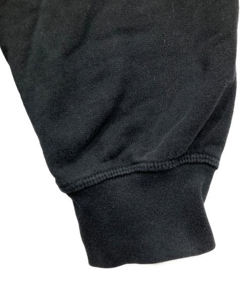 Wasted Paris（ウェイステッドパリス）wasted paris (ウェイステッド) ハーフジップスウェット ブラック サイズ:XLの古着・服飾アイテム