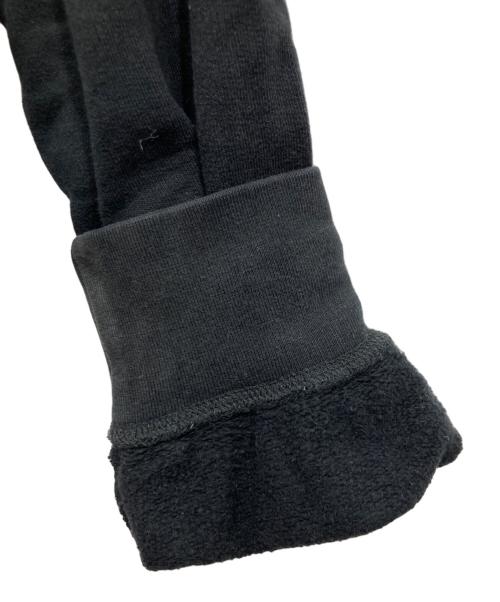 Wasted Paris（ウェイステッドパリス）wasted paris (ウェイステッド) ハーフジップスウェット ブラック サイズ:XLの古着・服飾アイテム