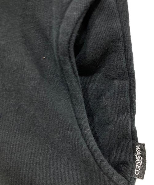 Wasted Paris（ウェイステッドパリス）wasted paris (ウェイステッド) ハーフジップスウェット ブラック サイズ:XLの古着・服飾アイテム