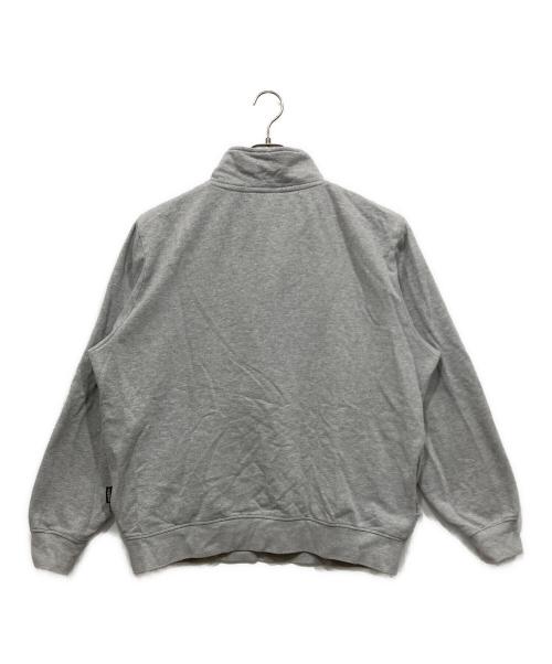 Wasted Paris（ウェイステッドパリス）wasted paris (ウェイステッド) ハーフジップスウェット グレー サイズ:XLの古着・服飾アイテム