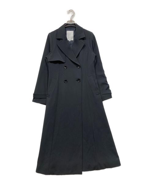 MERCURY DUO（マーキュリーデュオ）MERCURY DUO (マーキュリーデュオ) フィットアンドフレアトレンチコート ブラック サイズ:Mの古着・服飾アイテム