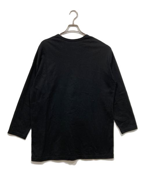 Y's（ワイズ）Y's (ワイズ) 22PRE ROUND NECK BIG LONG T ブラック サイズ:Ｓの古着・服飾アイテム