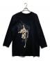 Y's（ワイズ）の古着「22PRE ROUND NECK BIG LONG T」｜ブラック