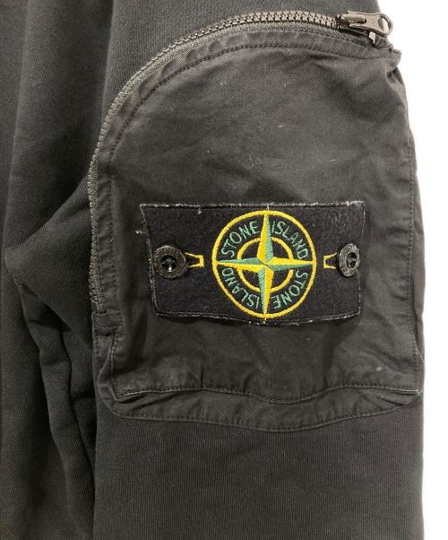 STONE ISLAND（ストーンアイランド）STONE ISLAND (ストーンアイランド) Compass Patch Crewneck Sweatshirt コンパスパッチ クルーネック スウェットトレーナー ブラック サイズ:Lの古着・服飾アイテム