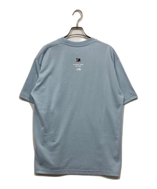 THE NORTH FACE（ザ ノース フェイス）THE NORTH FACE (ザ ノース フェイス) プリントTシャツ ブルー サイズ:Lの古着・服飾アイテム