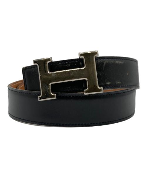 HERMES（エルメス）HERMES (エルメス) レザーベルト / コンスタンスベルト ブラック サイズ:83cmの古着・服飾アイテム