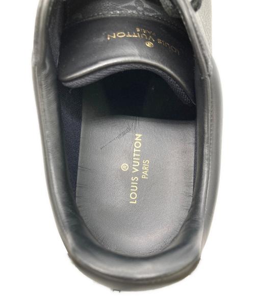 LOUIS VUITTON（ルイ ヴィトン）LOUIS VUITTON (ルイ ヴィトン) モノグラム ローカットスニーカー/ルクセンブルクライン ブラック サイズ:7 1/2の古着・服飾アイテム