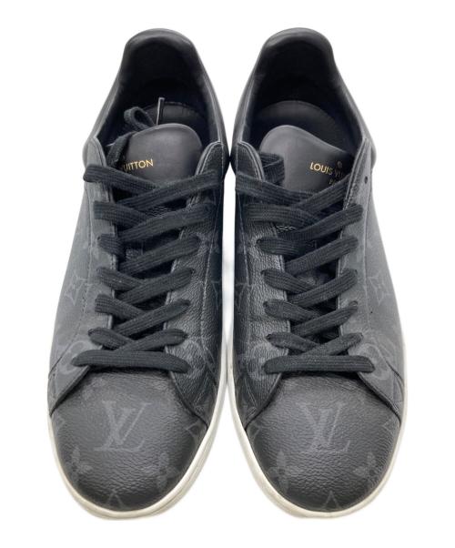 LOUIS VUITTON（ルイ ヴィトン）LOUIS VUITTON (ルイ ヴィトン) モノグラム ローカットスニーカー/ルクセンブルクライン ブラック サイズ:7 1/2の古着・服飾アイテム