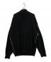 BEAMS HEART (ビームスハート) 片畔 ハーフジップ ニット ブラック サイズ:L：3000円