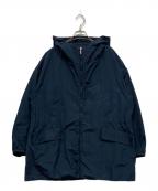 MaxMaraマックスマーラ）の古着「The Cube ジップアップ ナイロン フード コート」｜ネイビー