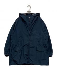 MaxMara（マックスマーラ）の古着「The Cube ジップアップ ナイロン フード コート」｜ネイビー