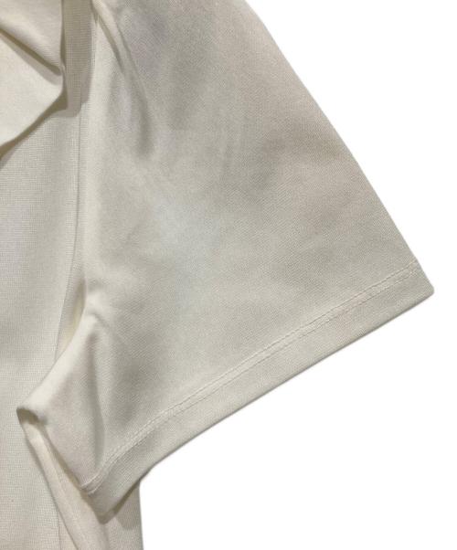 TO BE CHIC（トゥービーシック）TO BE CHIC (トゥービーシック) フリルカラー半袖カットソー ホワイト サイズ:40の古着・服飾アイテム