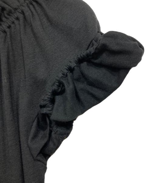 MIU MIU（ミュウミュウ）MIU MIU (ミュウミュウ) オフショルカットソー ブラック サイズ:XSの古着・服飾アイテム