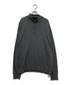 NAUTICAノーティカ）の古着「ハーフジップニット」｜グレー