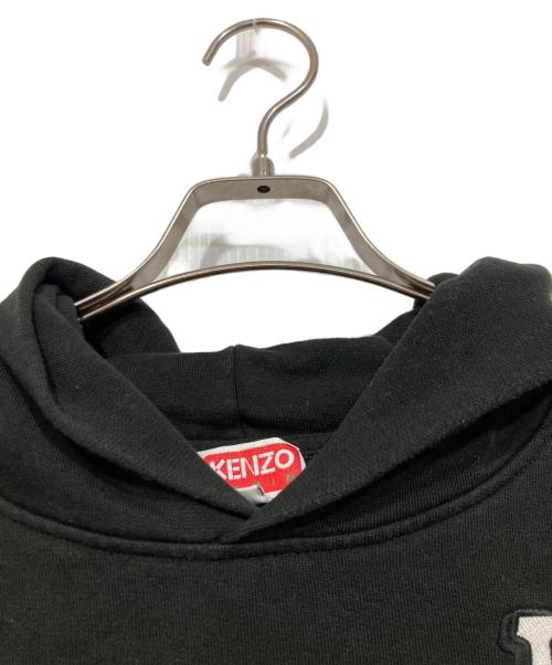 KENZO（ケンゾー）KENZO (ケンゾー) タイガー刺繍プルオーバーパーカー ブラック サイズ:Lの古着・服飾アイテム