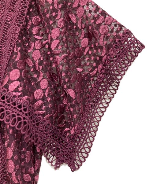 FRAY ID（フレイ アイディー）FRAY ID (フレイ アイディー) レースワンピース パープル サイズ:Sの古着・服飾アイテム