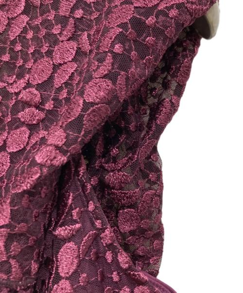 FRAY ID（フレイ アイディー）FRAY ID (フレイ アイディー) レースワンピース パープル サイズ:Sの古着・服飾アイテム