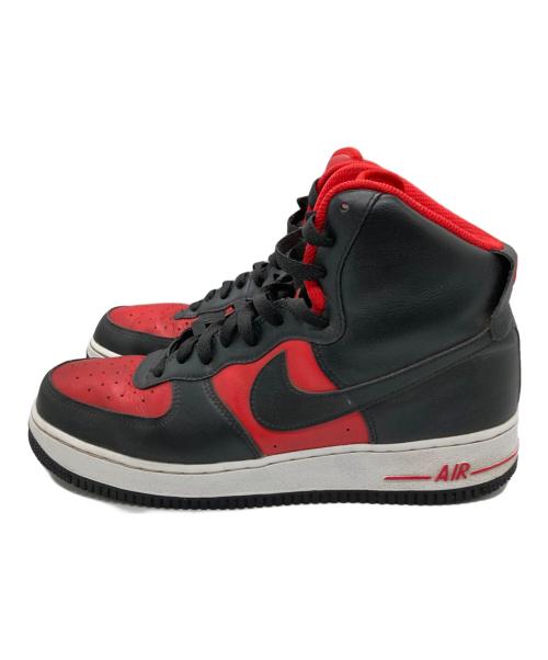 NIKE（ナイキ）NIKE (ナイキ) ハイカットスニーカー　AIR FORCE 1 HIGH BY YOU レッド×ブラック サイズ:28.5cmの古着・服飾アイテム