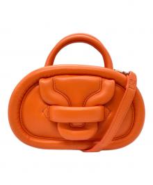 PIERRE HARDY（ピエールアルディ）の古着「ALPHA STRIKE MINI /ボウリングバッグ」｜オレンジ