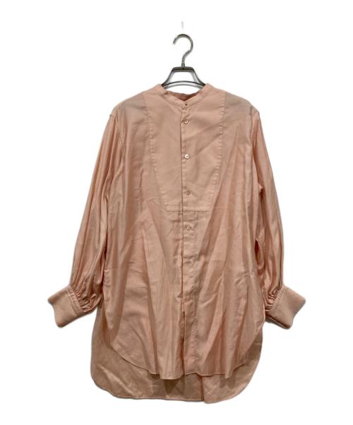 MACPHEE（マカフィー）MACPHEE (マカフィー) コットンモールスキン ボザムチュニックシャツ ピンク サイズ:36の古着・服飾アイテム