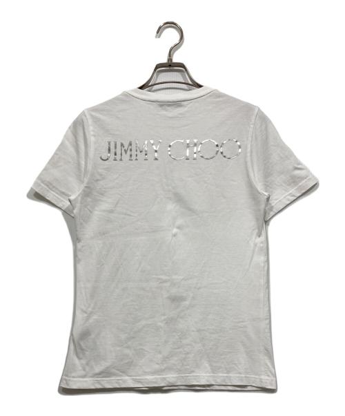 JIMMY CHOO（ジミーチュウ）JIMMY CHOO (ジミーチュウ) ロゴプリントTシャツ ホワイト サイズ:XXSの古着・服飾アイテム