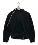 HELIOT EMILヘリオットエミル）の古着「ジップデザインパーカー」｜ブラック
