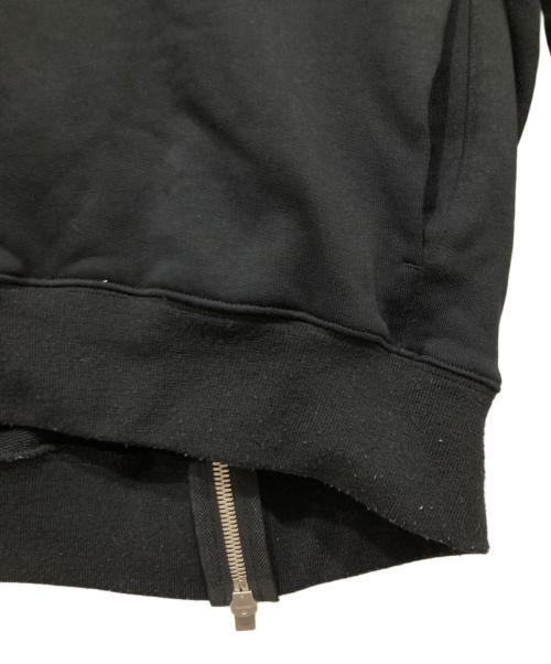 HELIOT EMIL（ヘリオットエミル）HELIOT EMIL (ヘリオットエミル) ジップデザインパーカー ブラック サイズ:Mの古着・服飾アイテム