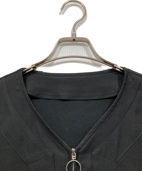 UNITED TOKYO（ユナイテッドトーキョー）UNITED TOKYO (ユナイテッドトーキョー) カラーレスフレームジップブルゾン ブラック サイズ:2の古着・服飾アイテム