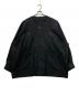 UNITED TOKYO（ユナイテッドトーキョー）の古着「カラーレスフレームジップブルゾン」｜ブラック
