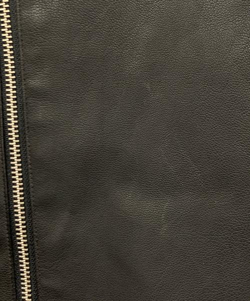 Casper John（キャスパージョン）Casper John (キャスパージョン) エコレザージャケット ブラック サイズ:Lの古着・服飾アイテム