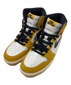 NIKEナイキ）の古着「ハイカットスニーカー / AIR JORDAN 1 RETRO HIGH OG」｜イエロー / ELLOW OCHRE/B