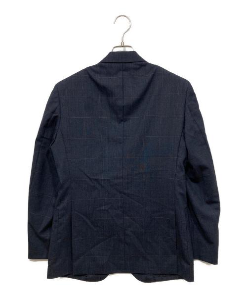 green label relaxing（グリーンレーベルリラクシング）green label relaxing (グリーンレーベルリラクシング) ANONICO ラスティックウインドウペン2B RV 2P- セットアップジャケット ネイビー サイズ:44の古着・服飾アイテム