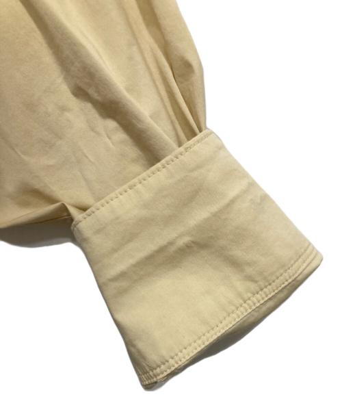 nano・universe（ナノ・ユニバース）nano・universe (ナノ・ユニバース) タブボタンシャツワンピース ベージュ サイズ:36の古着・服飾アイテム