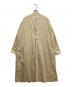 nano・universe (ナノ・ユニバース) タブボタンシャツワンピース ベージュ サイズ:36：3000円