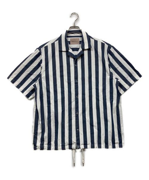 BEAMS Lights（ビームスライト）BEAMS Lights (ビームスライト) ストライプシャツ ブルー×ホワイト サイズ:Mの古着・服飾アイテム