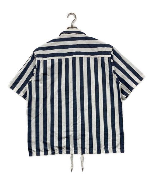 BEAMS Lights（ビームスライト）BEAMS Lights (ビームスライト) ストライプシャツ ブルー×ホワイト サイズ:Mの古着・服飾アイテム