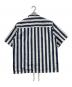 BEAMS Lights (ビームスライト) ストライプシャツ ブルー×ホワイト サイズ:M：4000円