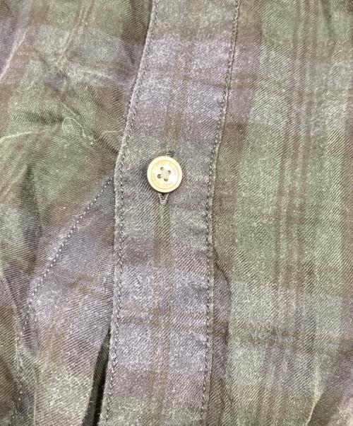 FRED PERRY（フレッドペリー）FRED PERRY (フレッドペリー) 半袖シャツ ブラック×グリーン サイズ:Sの古着・服飾アイテム