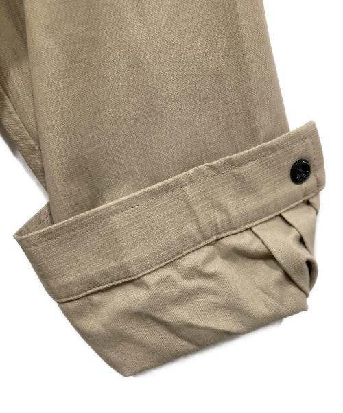 CAMBIO（カンビオ）CAMBIO (カンビオ) obby Jacquard Hooded Long Sleeve Dot Button Shirts ベージュ サイズ:Mの古着・服飾アイテム